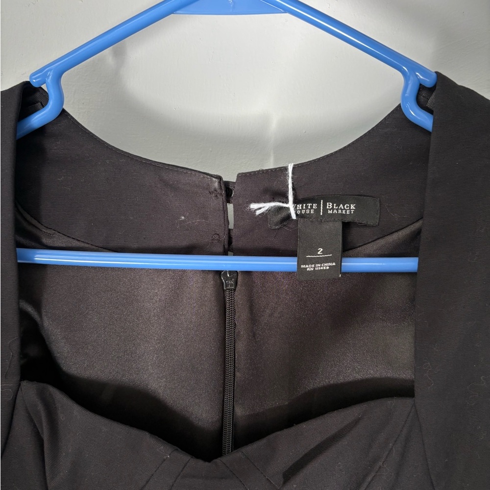 White House Black Market Elegant Black Dress